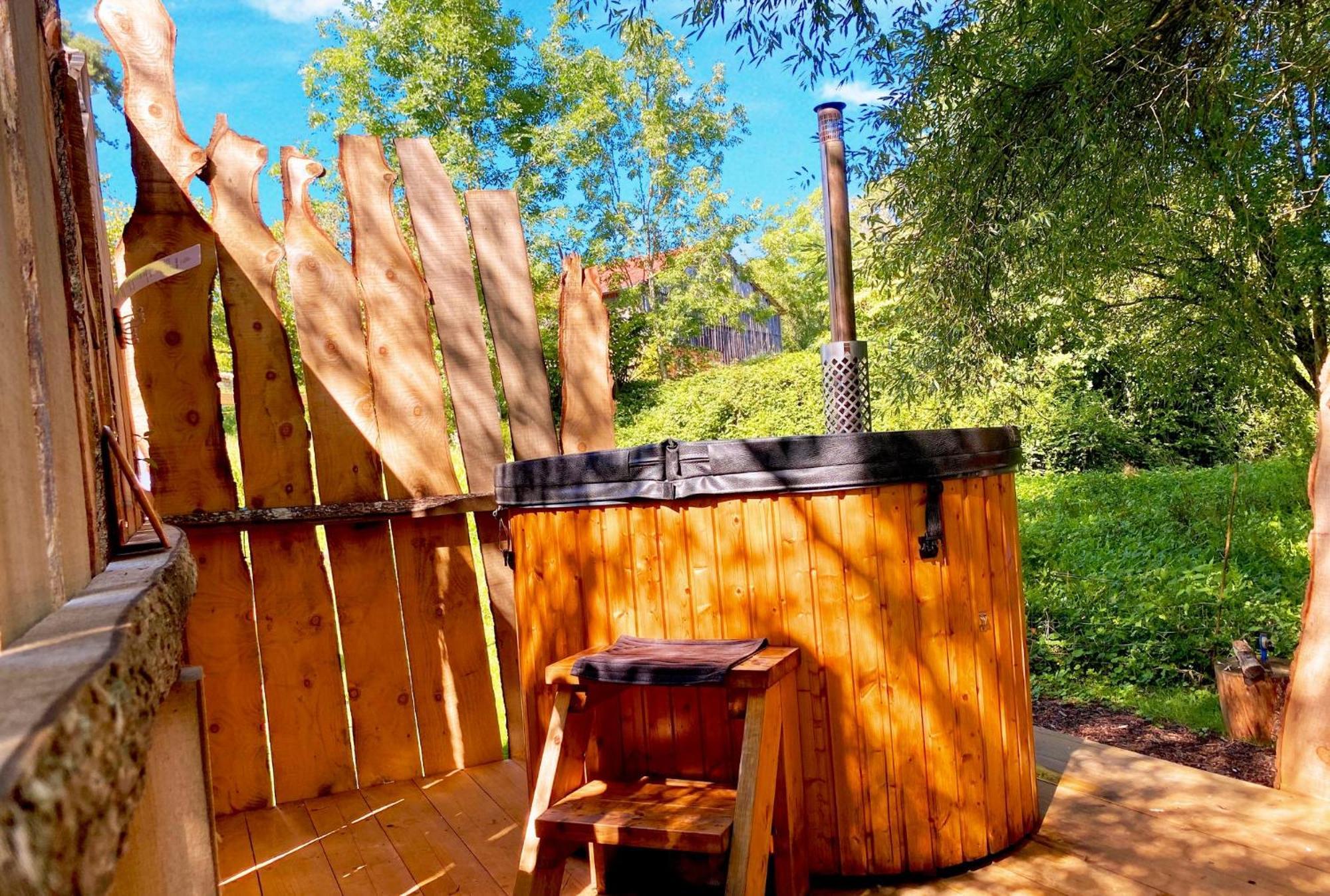 Little Wood Lodges Insolites Bailly-aux-Forges Exterior foto
